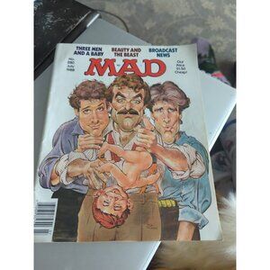 MAD Magazine JULY 1988 #280 3 Men And A Baby Broadcast News Beauty And The Beast
